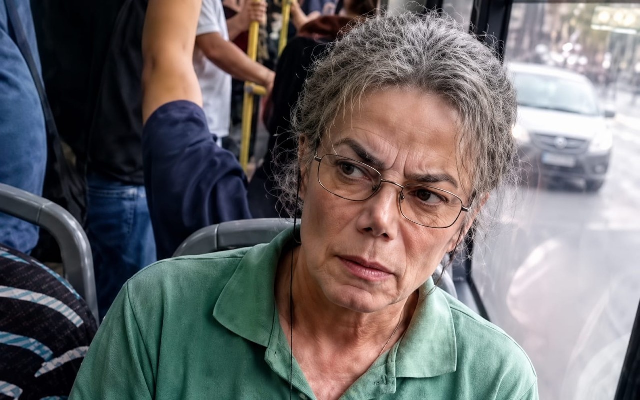 Avtobusda görüntülənən bu şəxsin Maykl Cekson olduğu iddia edilir